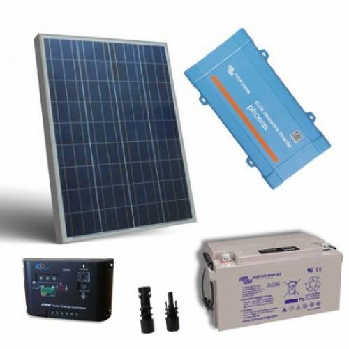 Solar Kit Solar Panel + Inverter + Charger_Controller + Battery