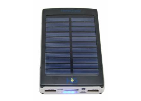 Solar Power Bank 10000 mAh USB 2.0 X2 LED Charger
